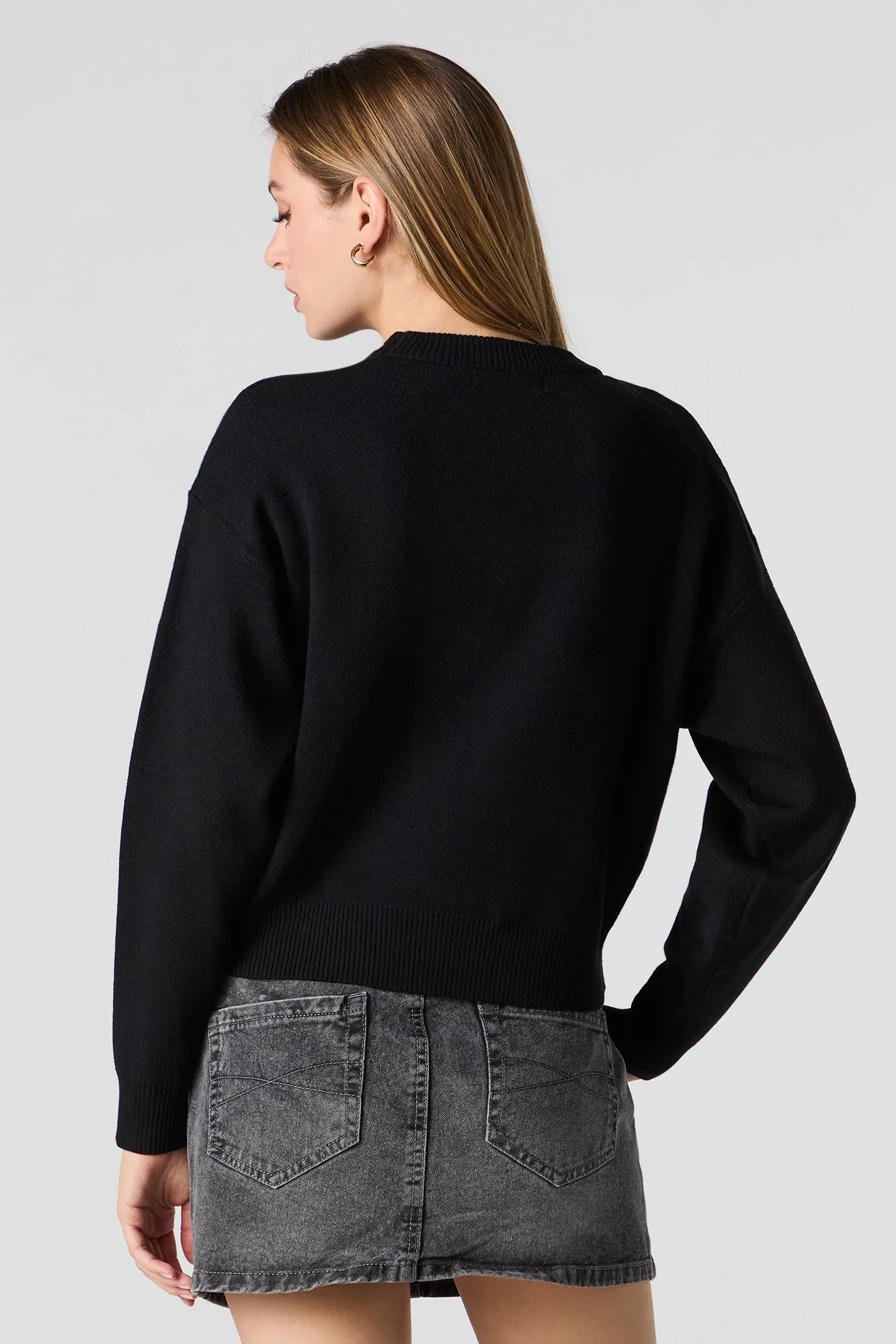 Halloween Jacquard Knit Oversized Sweater sold by Urban Planet product image thumbnail 5