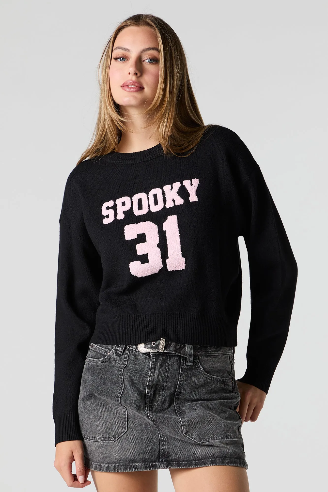 Halloween Jacquard Knit Oversized Sweater sold by Urban Planet product image thumbnail 4