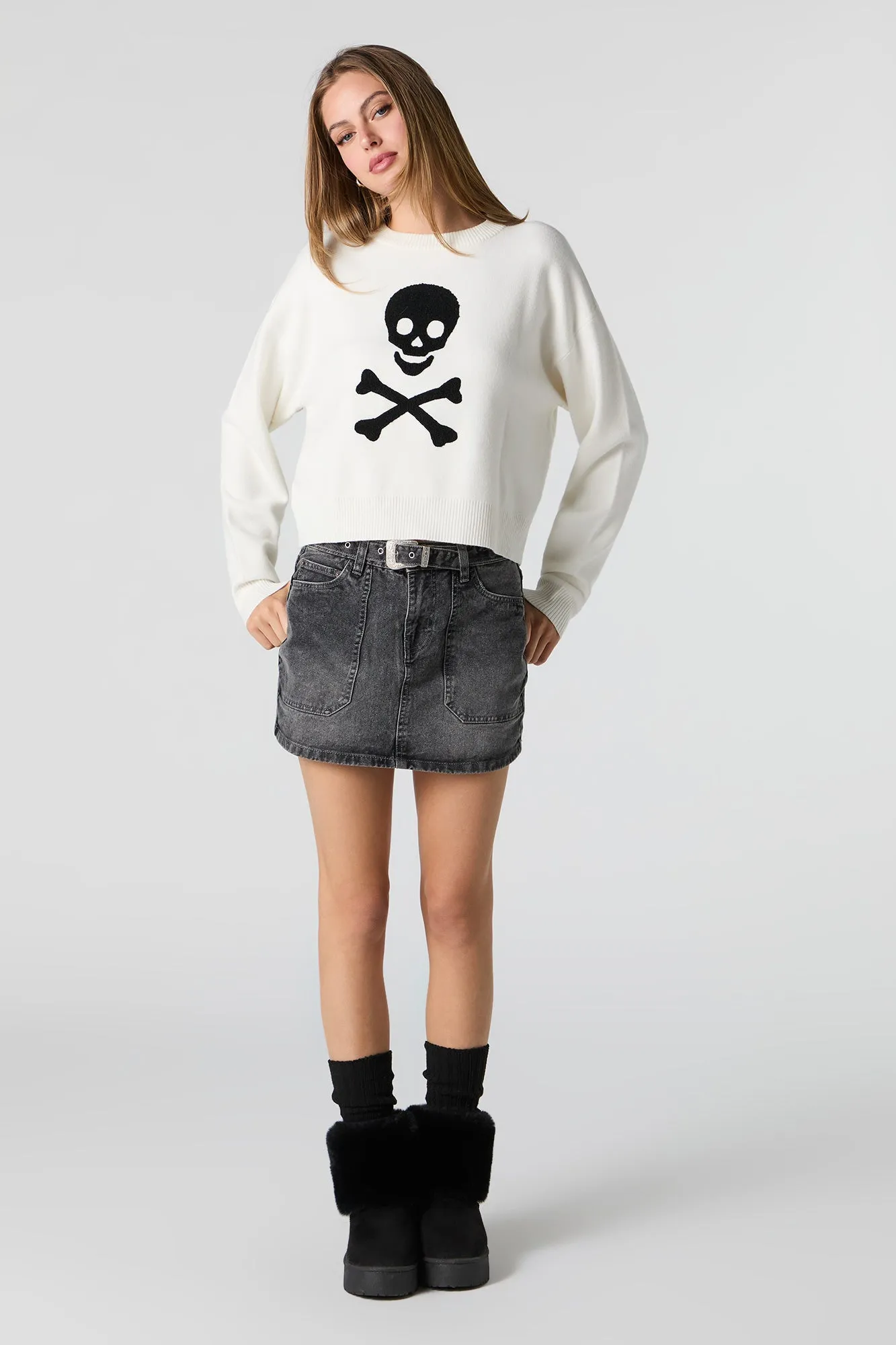 Halloween Jacquard Knit Oversized Sweater sold by Urban Planet product image thumbnail 3