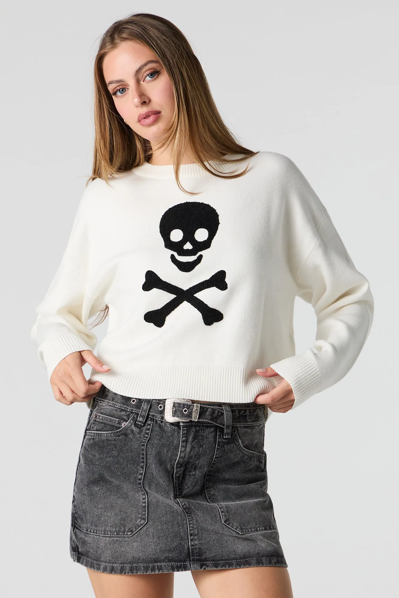 Halloween Jacquard Knit Oversized Sweater sold by Urban Planet