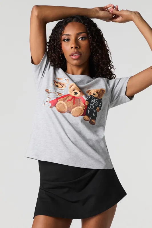 T-shirt à imprimé Halloween Bear sold by Urban Planet