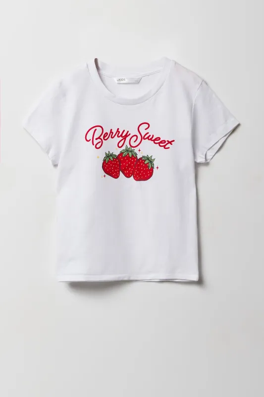 Girls Berry Sweet Graphic T-Shirt sold by Urban Planet