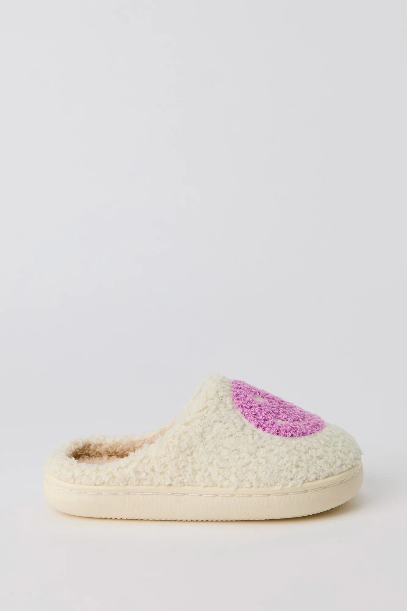Girls Smiley Sherpa Slipper sold by Urban Planet product image thumbnail 5