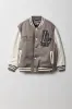Boys Embroidered Varsity Jacket sold by Urban Planet