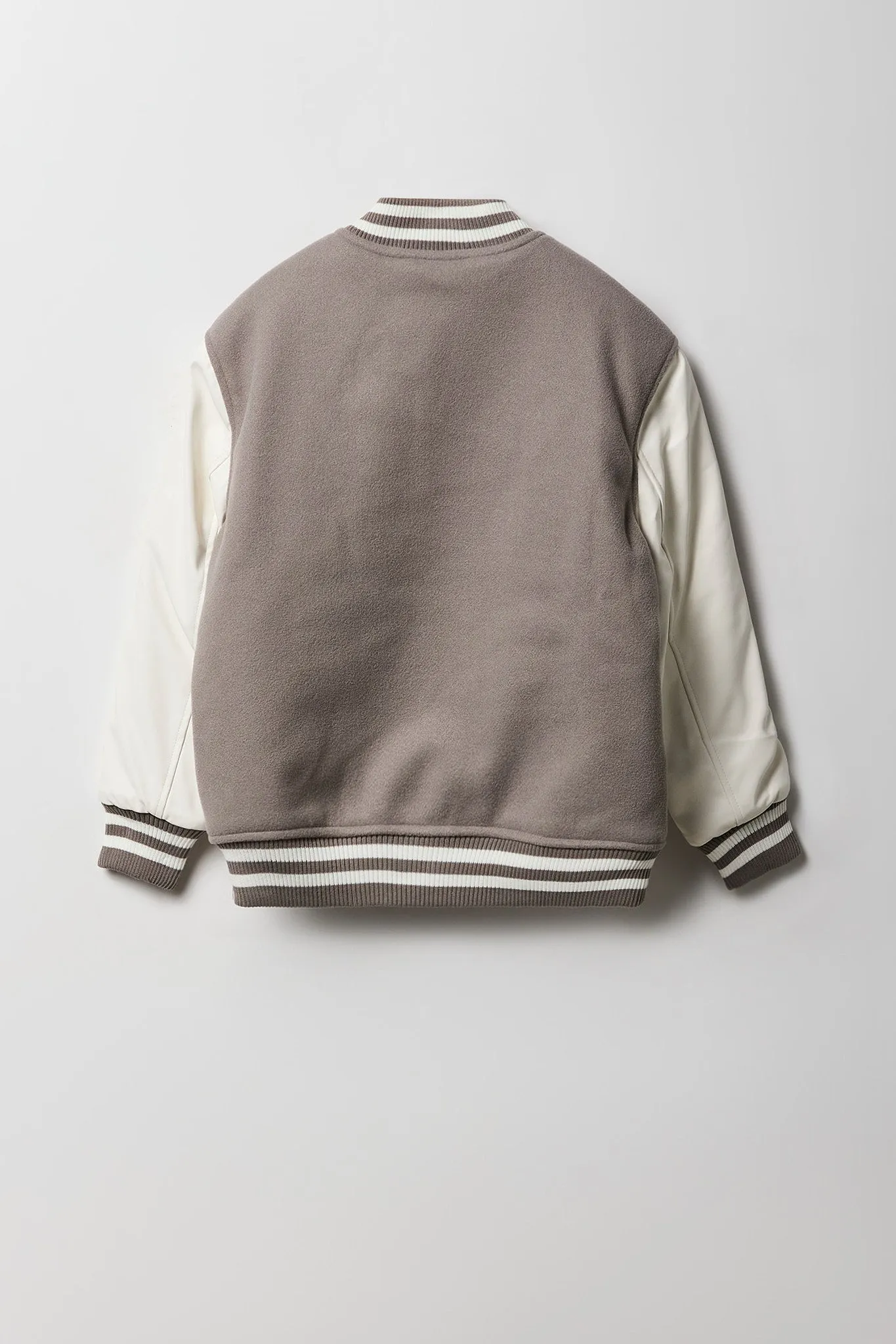 Boys Embroidered Varsity Jacket sold by Urban Planet product image thumbnail 4