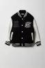 Boys Embroidered Varsity Jacket sold by Urban Planet