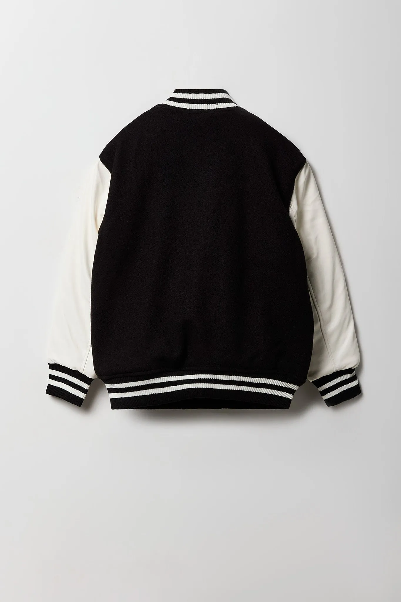 Boys Embroidered Varsity Jacket sold by Urban Planet product image thumbnail 2