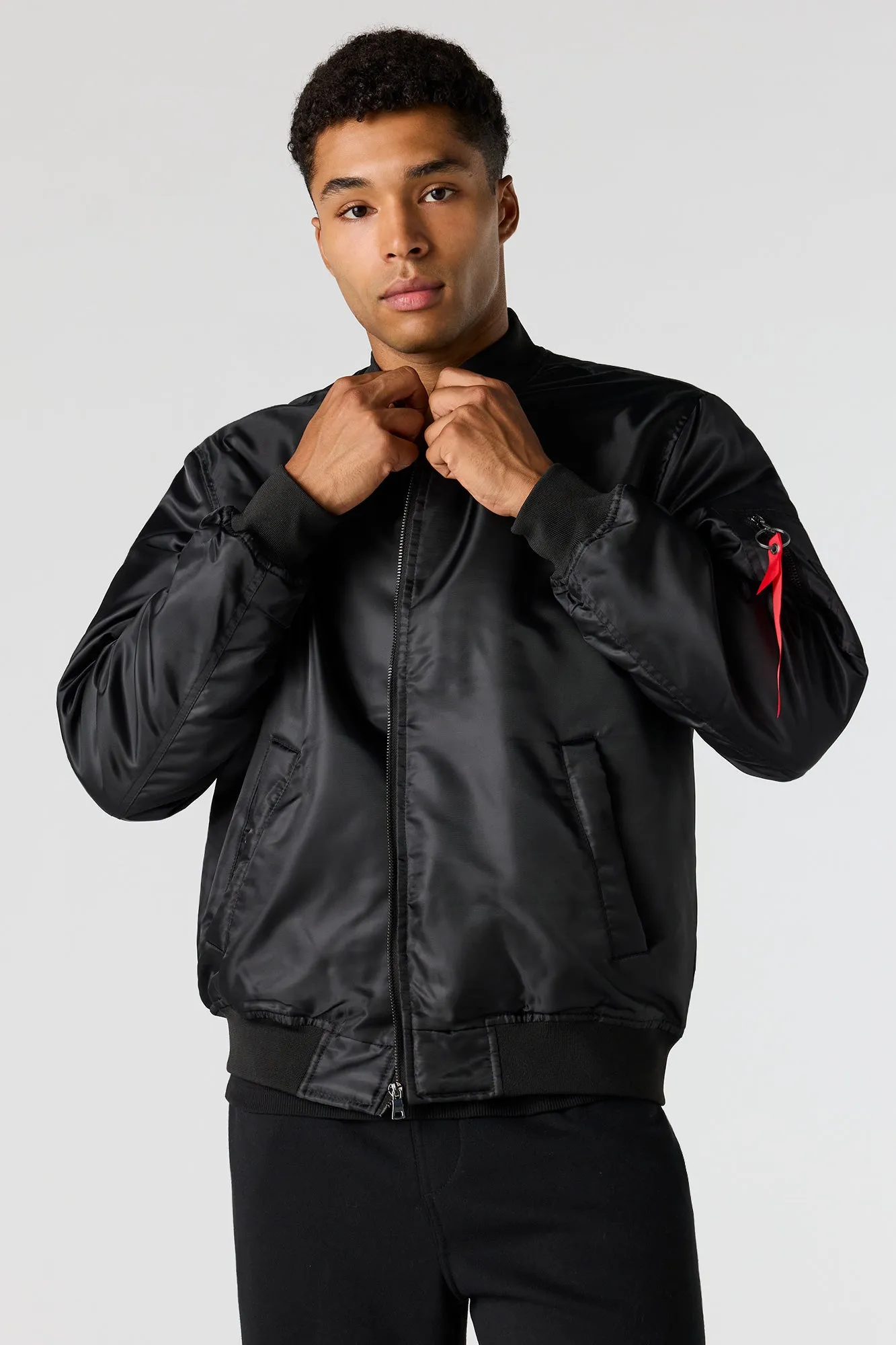 Aviator Bomber Jacket sold by Urban Planet product image thumbnail 4