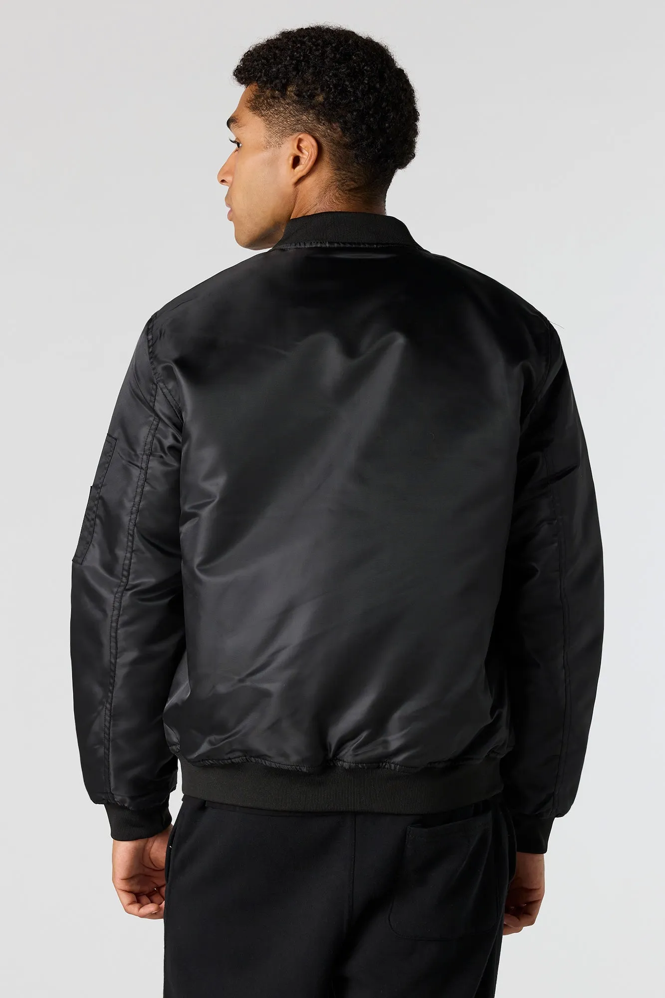 Chenille Embroidered Bomber Jacket sold by Urban Planet product image thumbnail 5