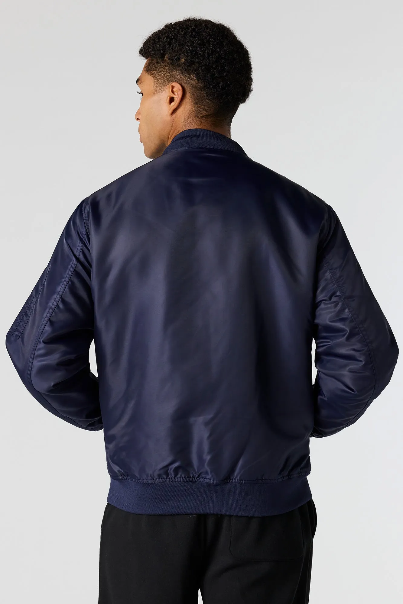 Chenille Embroidered Bomber Jacket sold by Urban Planet product image thumbnail 2