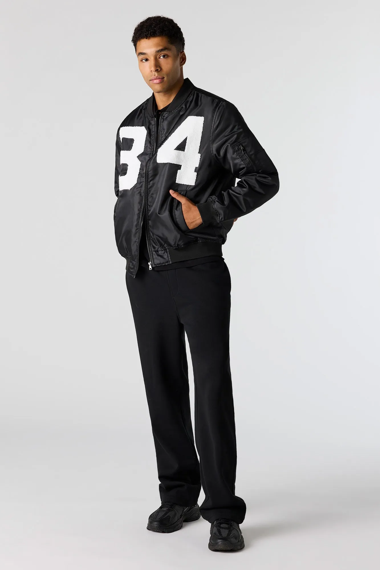 Blouson aviateur avec motif brodé en chenille sold by Urban Planet product image thumbnail 4