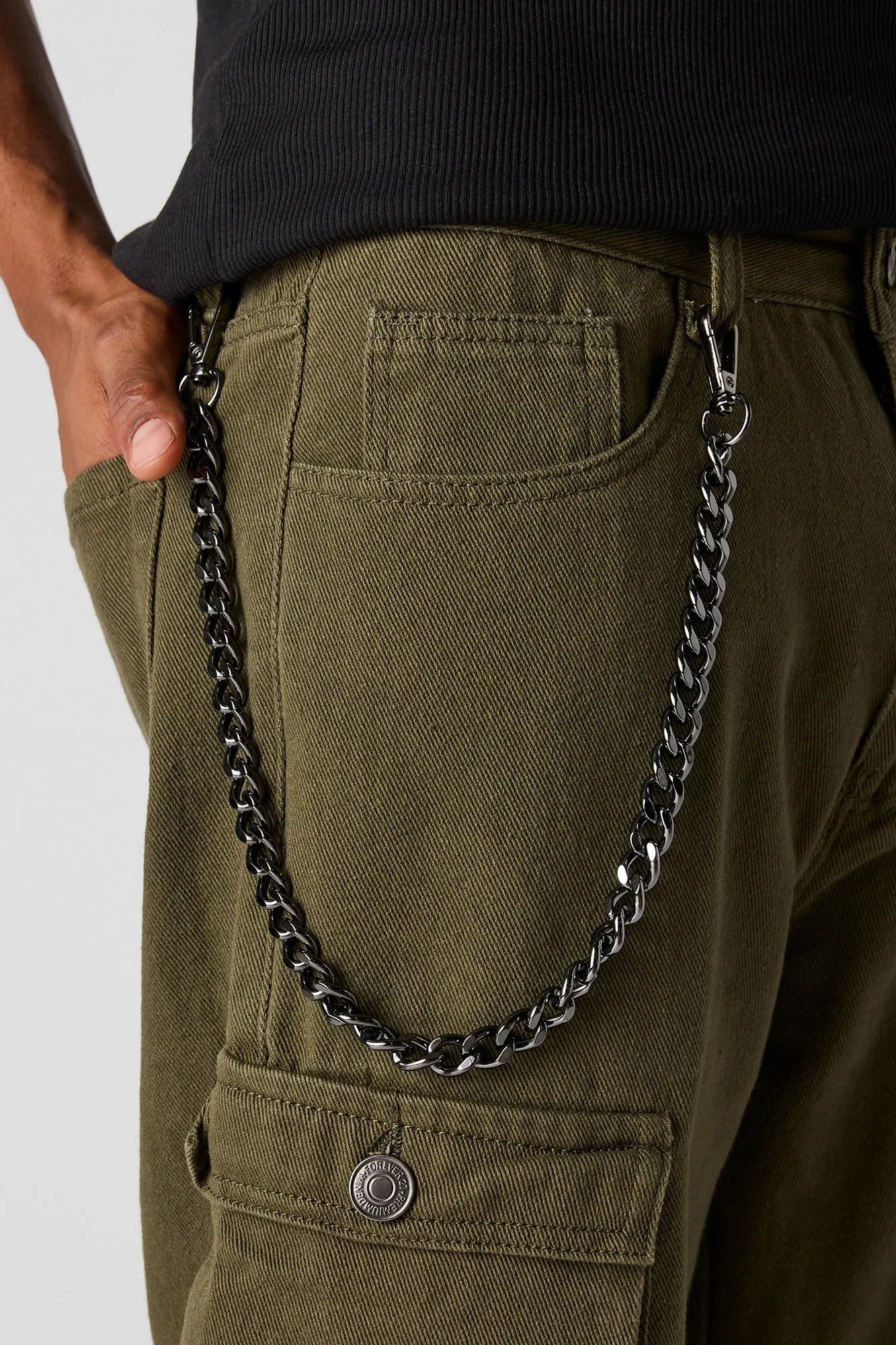 Cargo Pant with Chain sold by Urban Planet product image thumbnail 4
