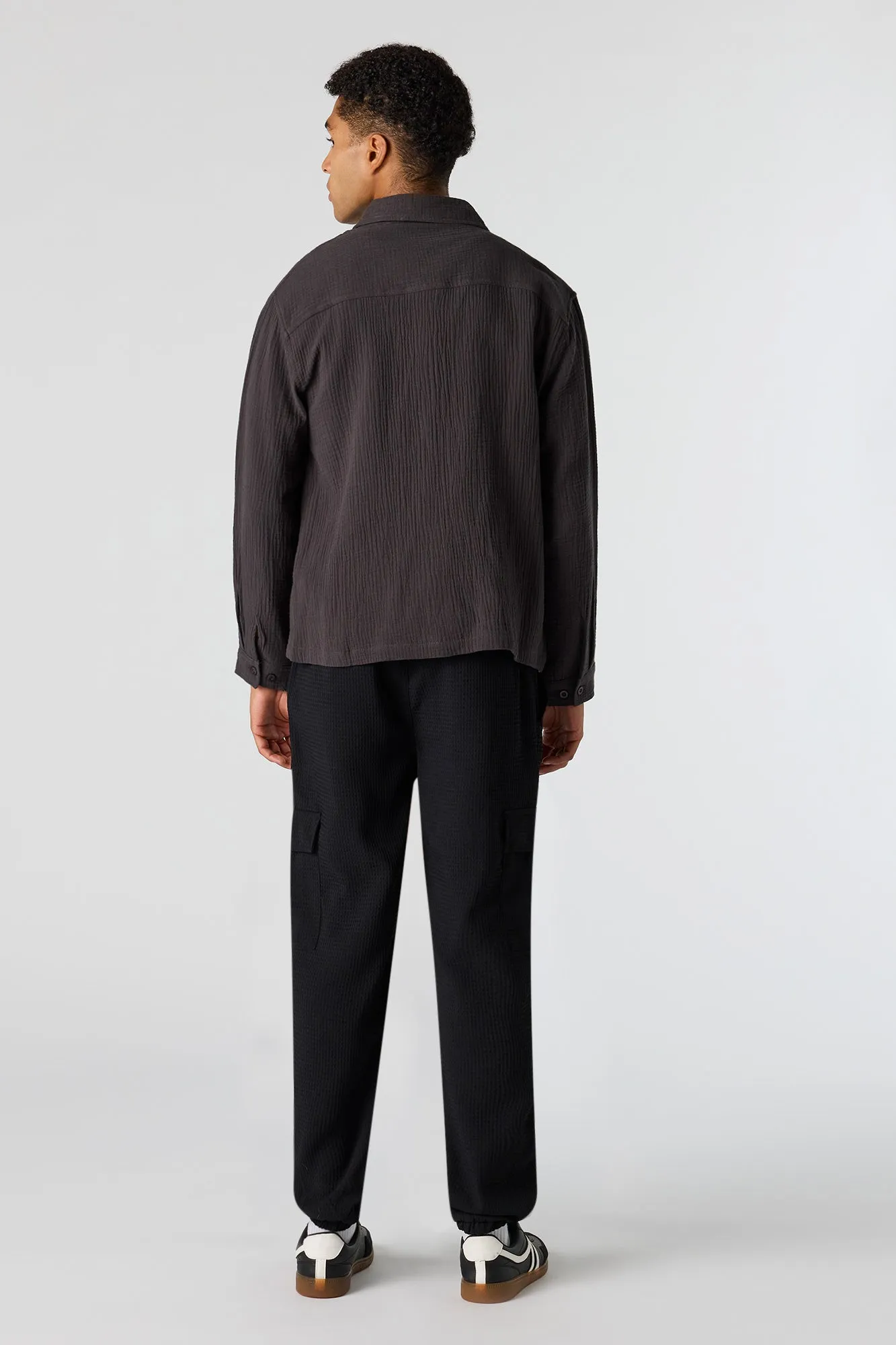 Jogger cargo en tricot gaufré sold by Urban Planet product image thumbnail 4