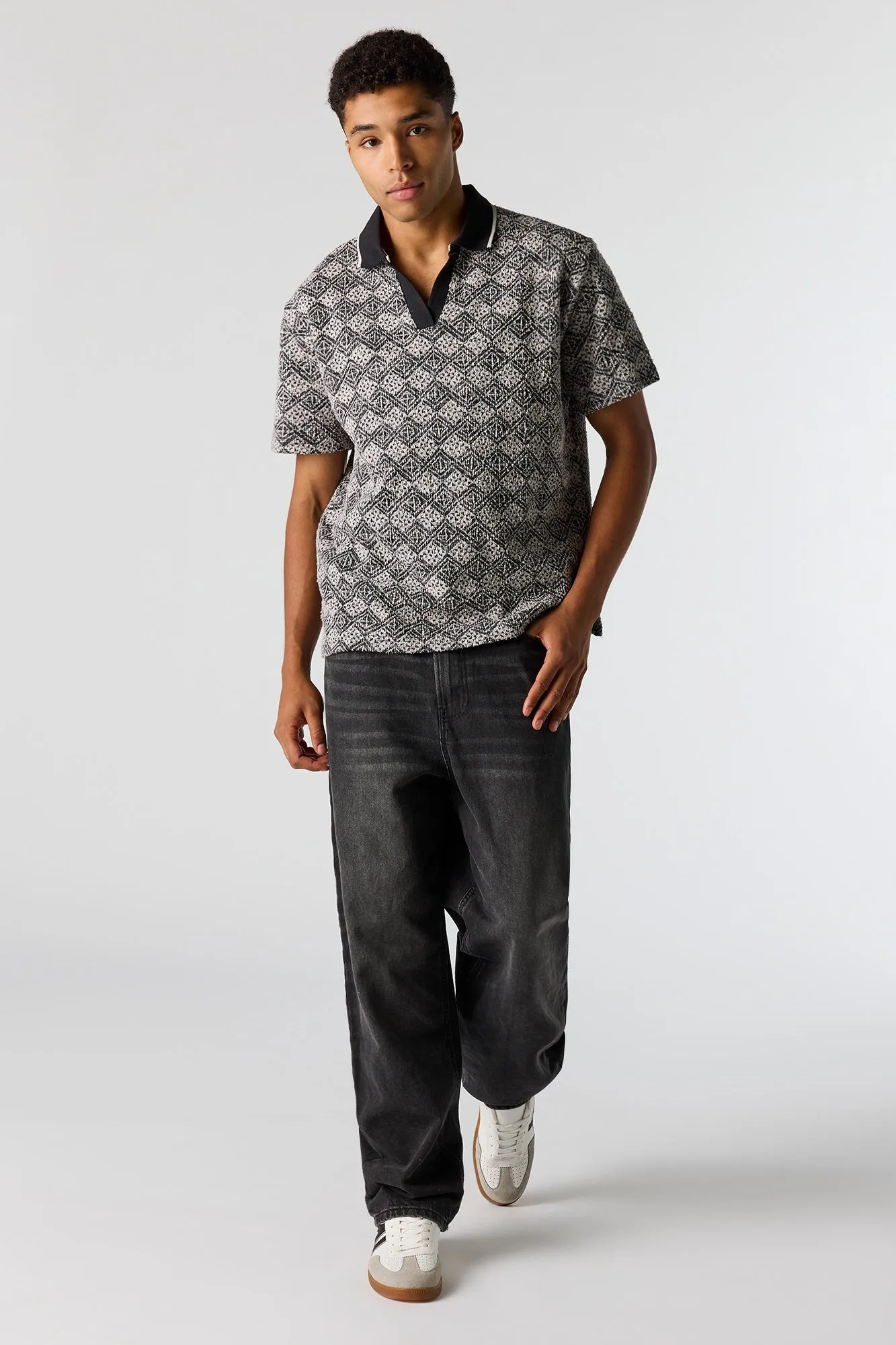 Polo texturé sold by Urban Planet product image thumbnail 4