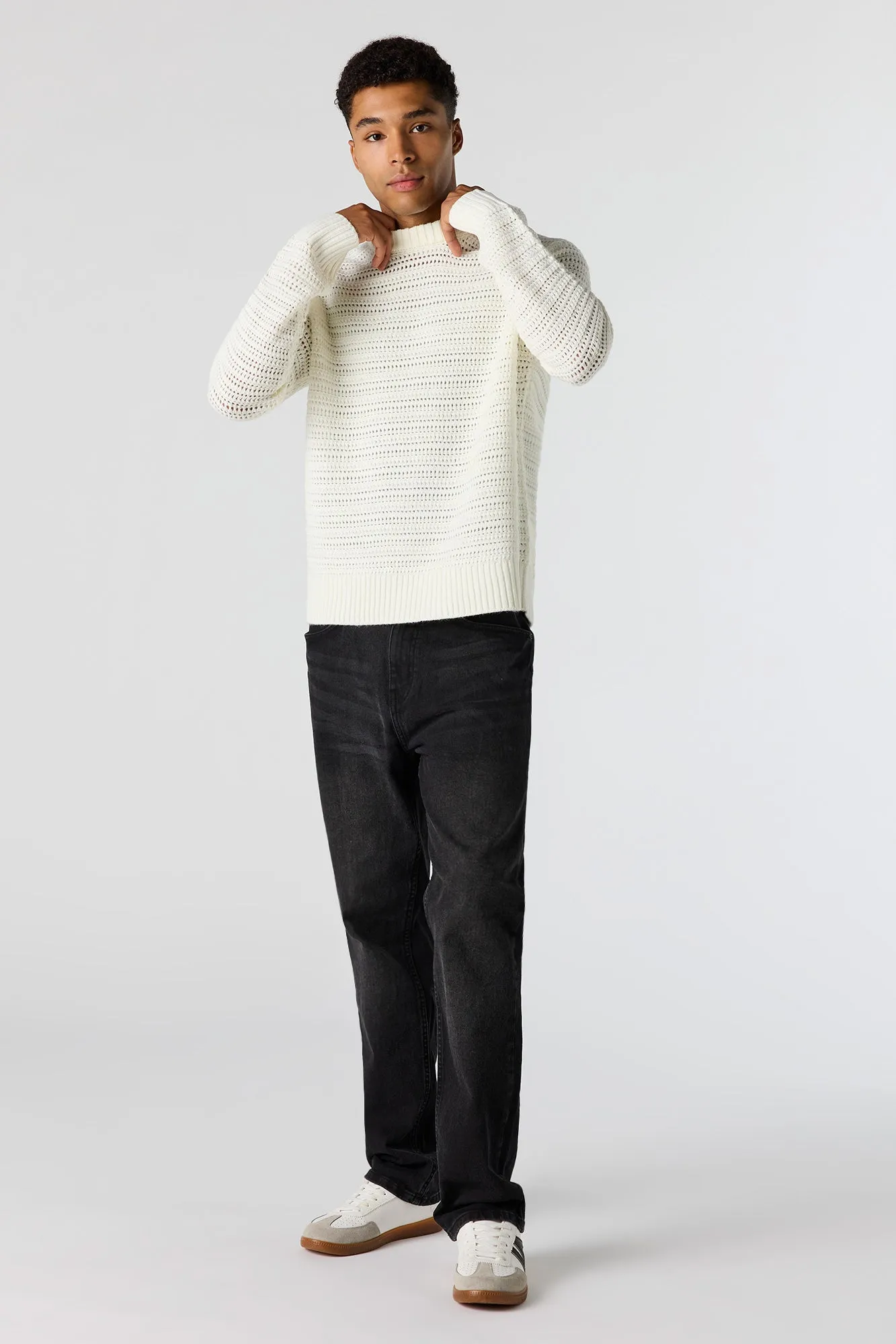 Open Knit Sweater sold by Urban Planet product image thumbnail 3