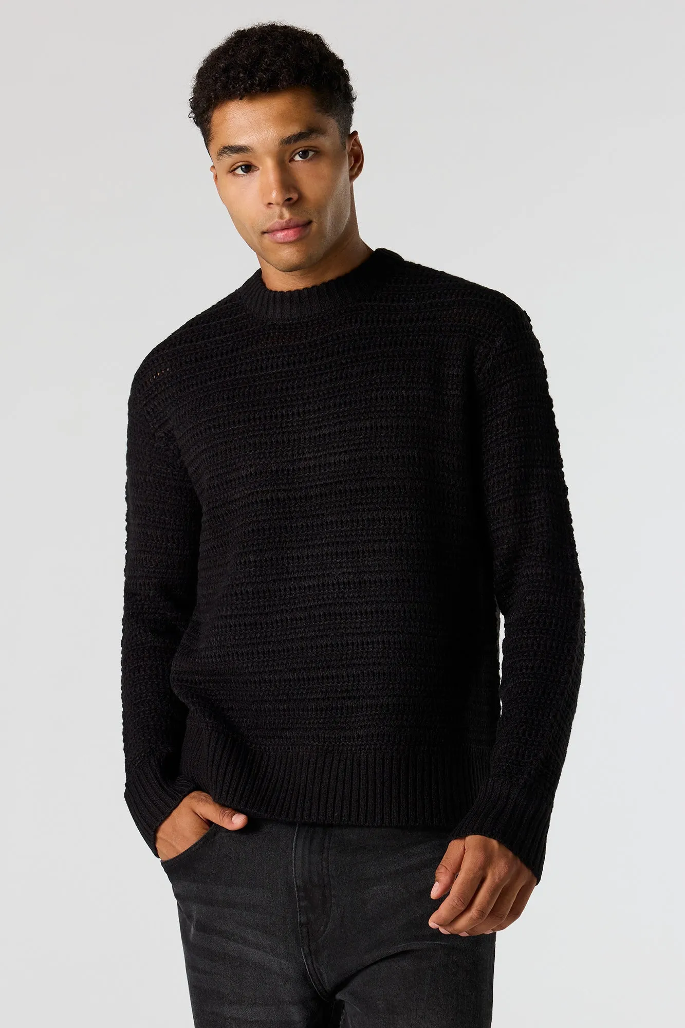 Chandail en tricot ajouré sold by Urban Planet product image thumbnail 2