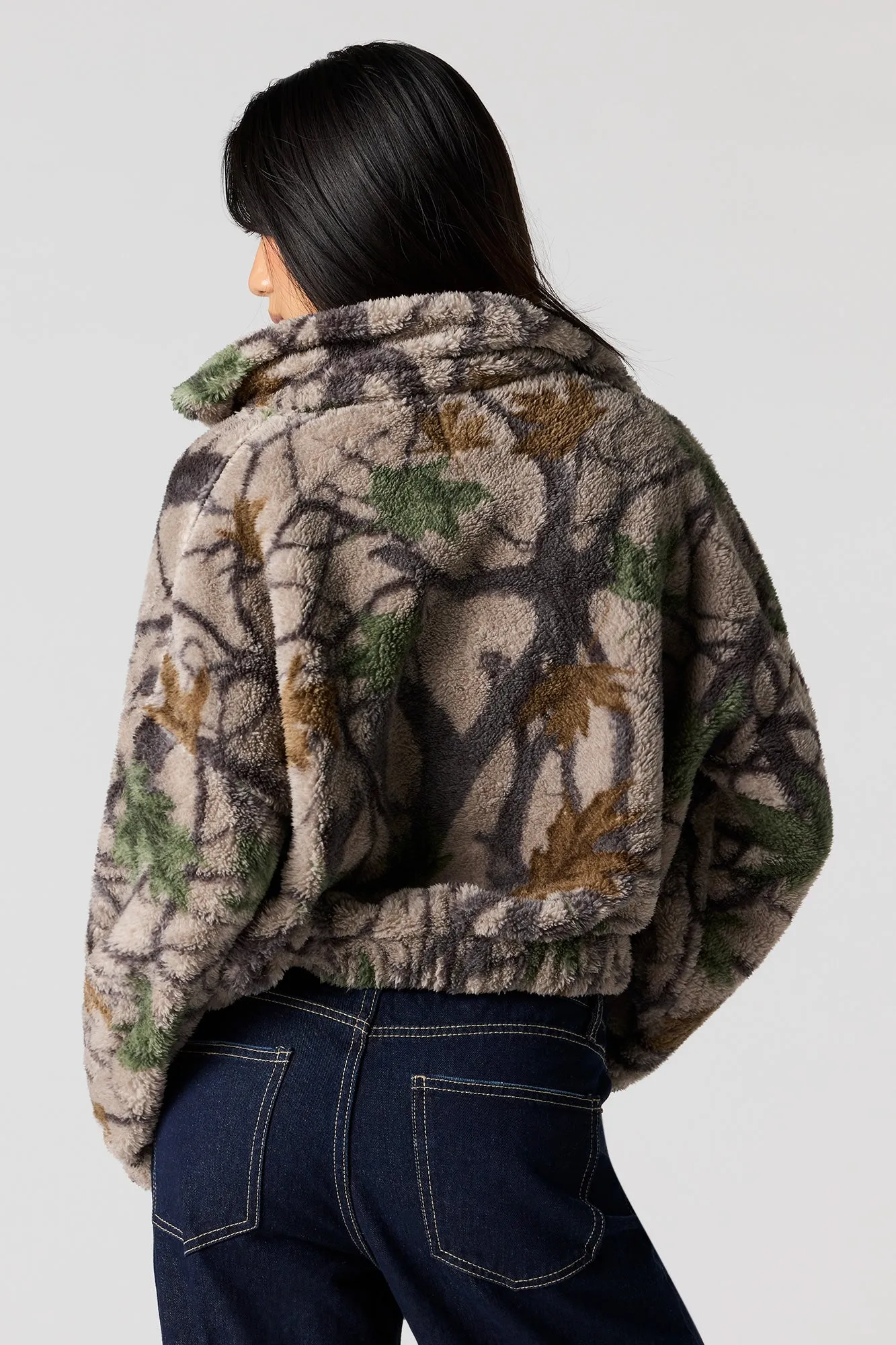 Sherpa Bomber Jacket sold by Urban Planet product image thumbnail 5