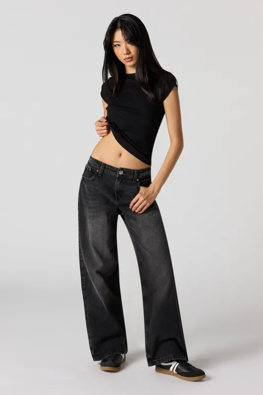 Low Rise Printed Skater Jean sold by Urban Planet