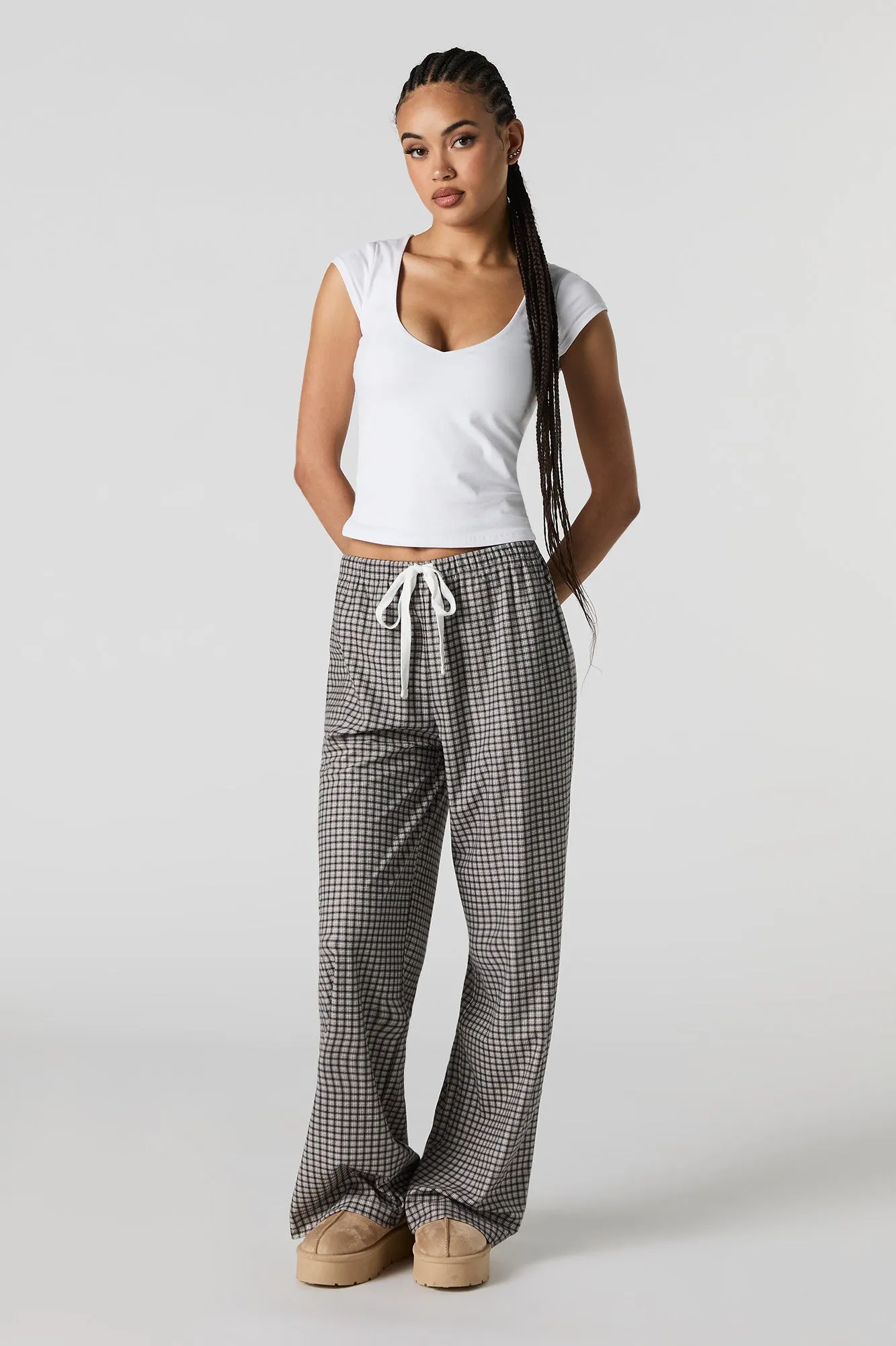 Pantalon de pyjama en flanelle imprimée sold by Urban Planet product image thumbnail 2