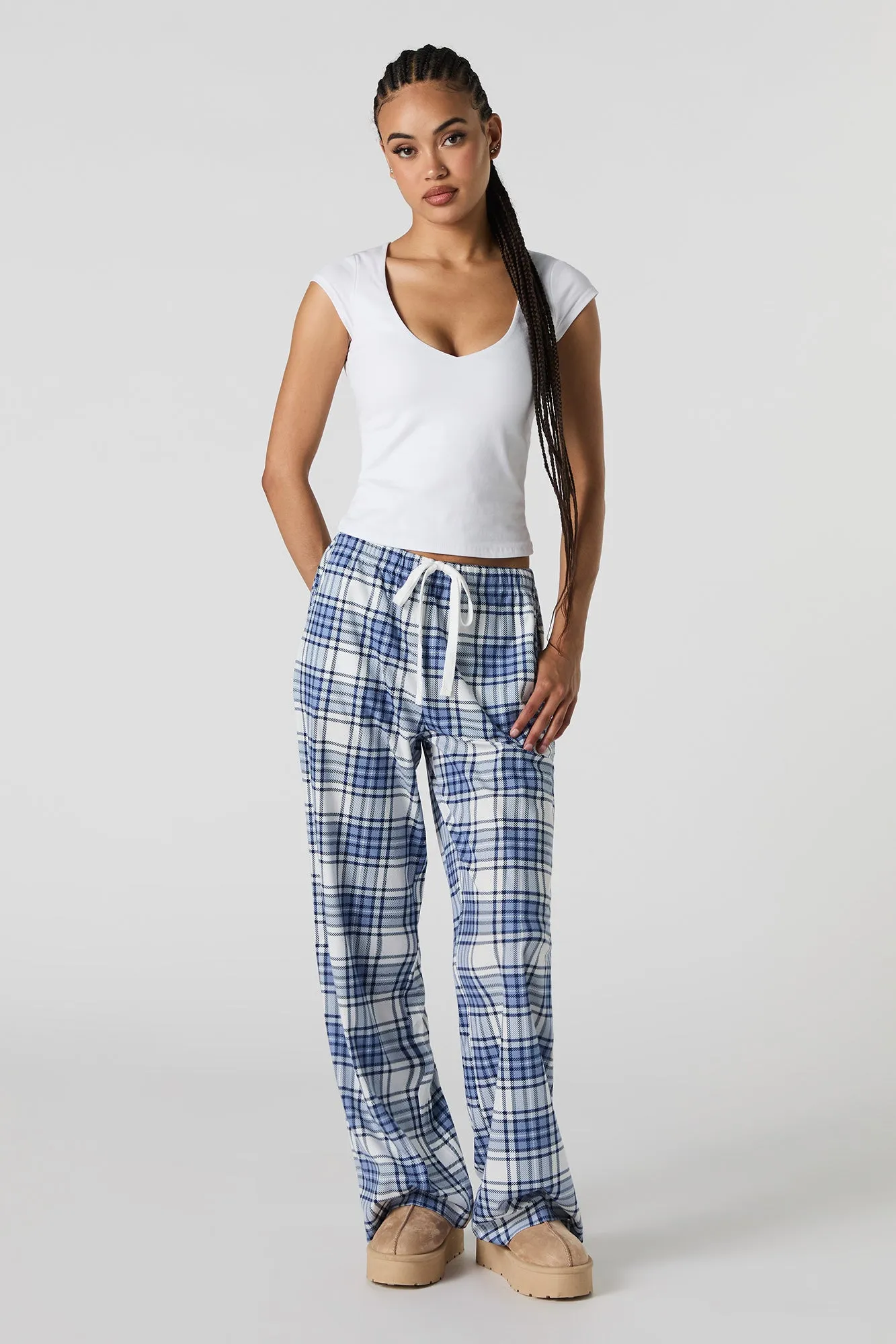 Pantalon de pyjama en flanelle imprimée sold by Urban Planet product image thumbnail 5