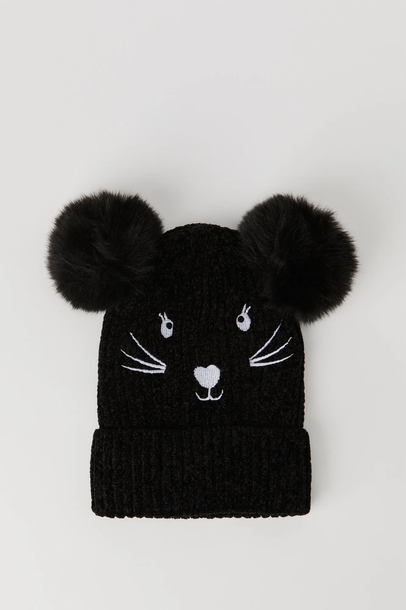 Ribbed Chenille Critter Beanie sold by Urban Planet product image thumbnail 3