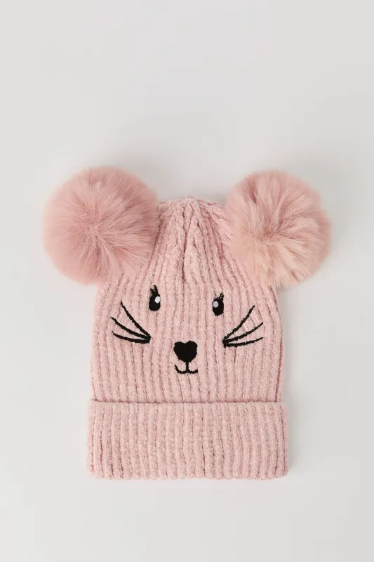 Bonnet côtelé en chenille en forme de personnage sold by Urban Planet