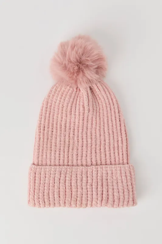 Bonnet côtelé en chenille sold by Urban Planet