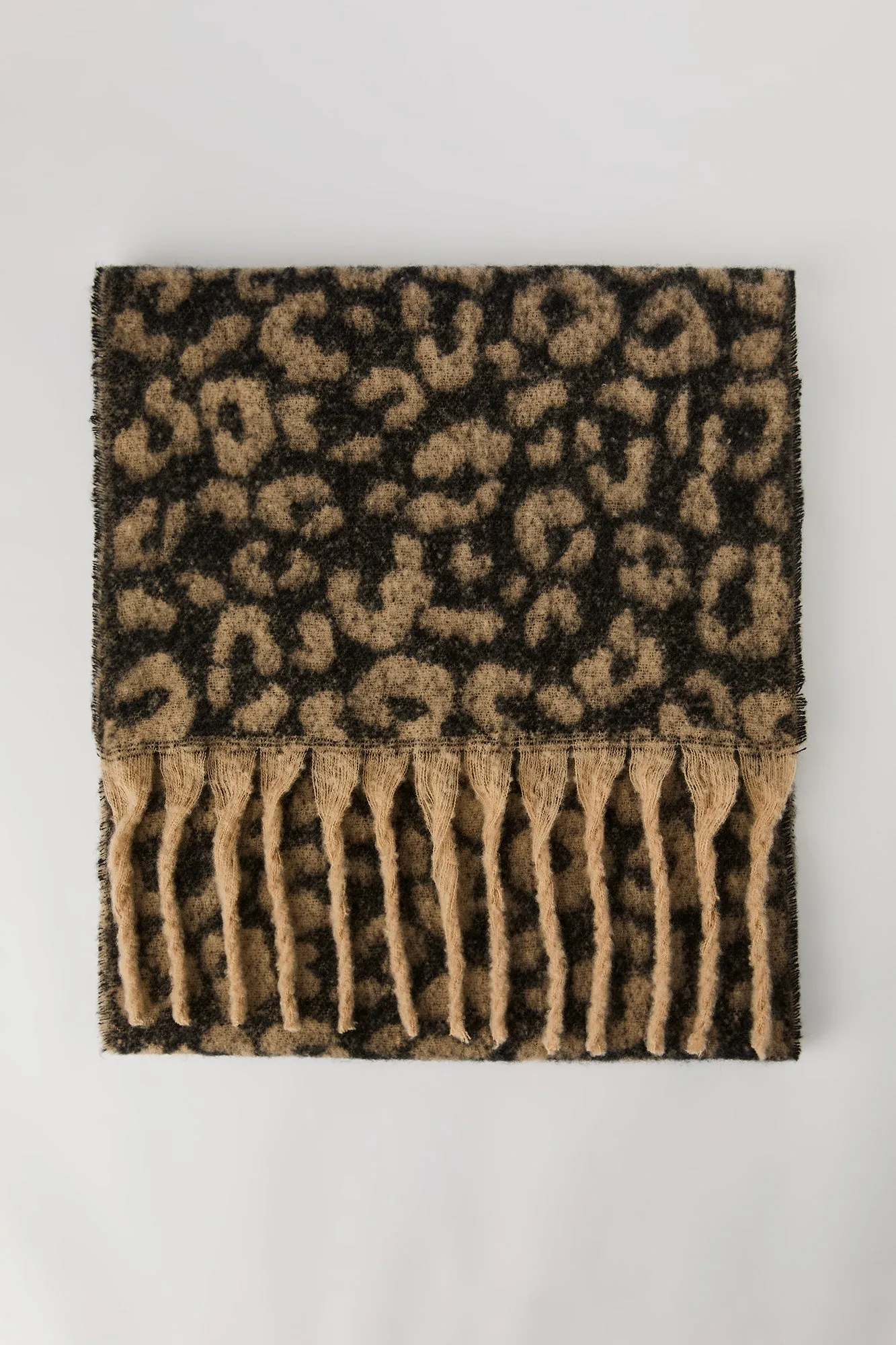 Cheetah Bouclé Scarf sold by Urban Planet