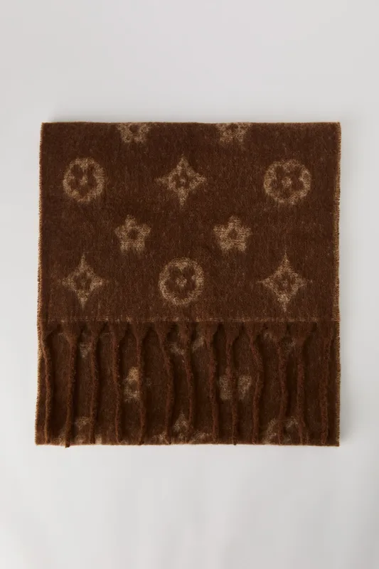 Écharpe en tissu bouclé à imprimé Status sold by Urban Planet