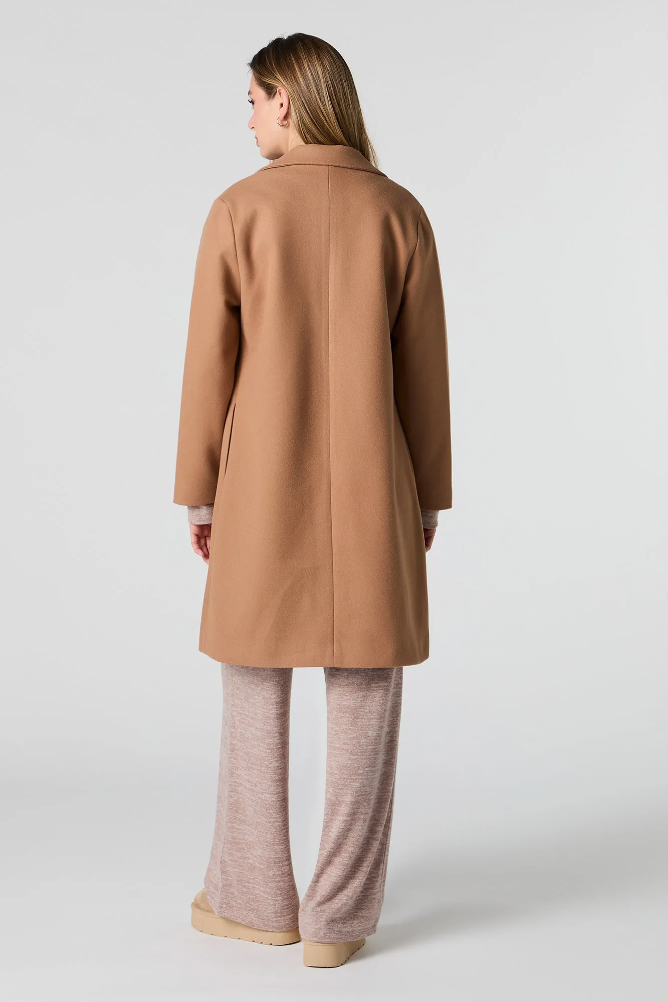 One Button Long Line Coat sold by Urban Planet product image thumbnail 3