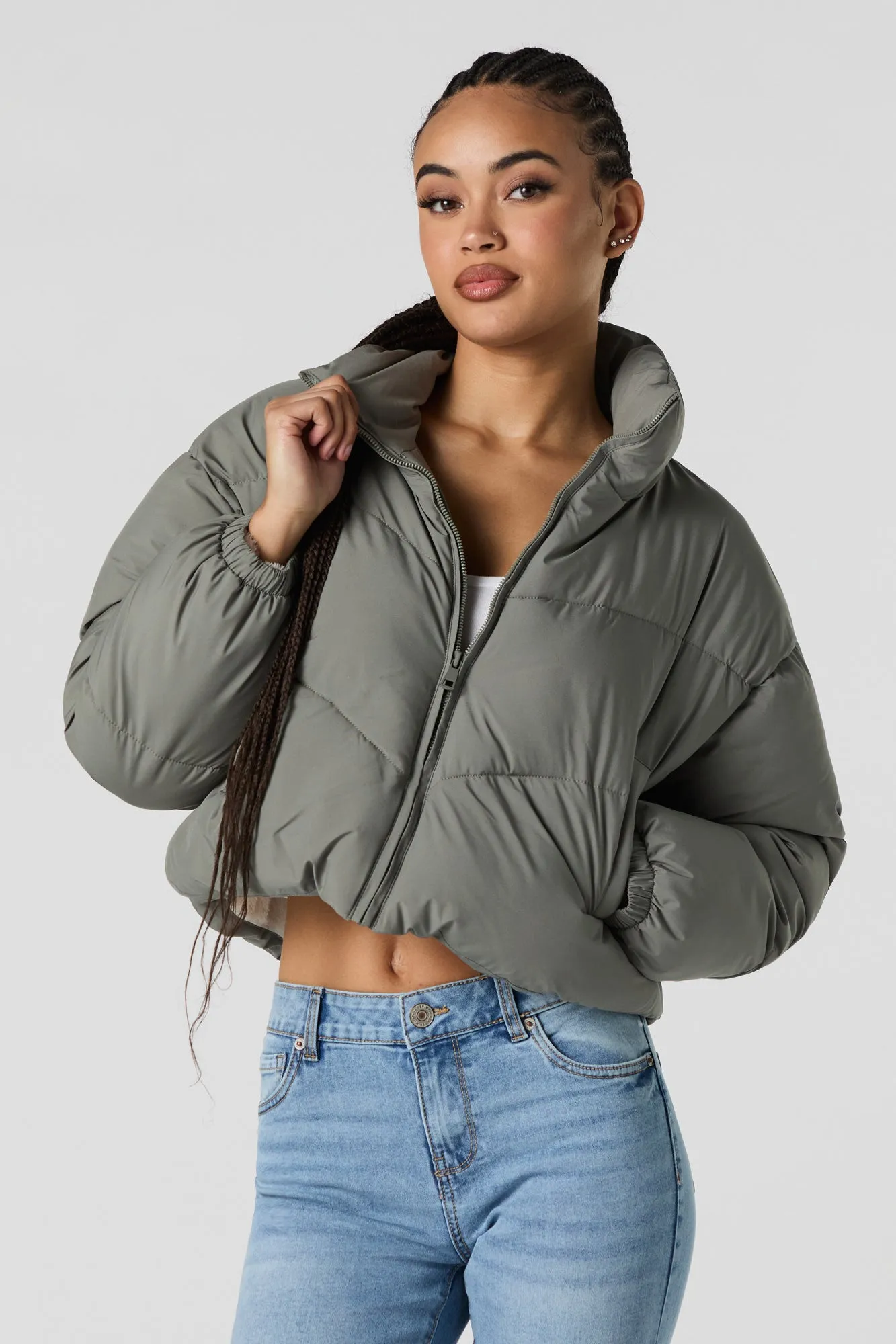 Veste bouffante doublée de Sherpa sold by Urban Planet product image thumbnail 5