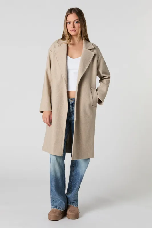 One Button Midi Coat sold by Urban Planet