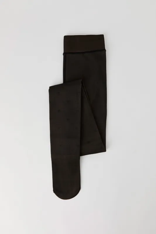 Collants doublés de molleton avec effet diaphane sold by Urban Planet