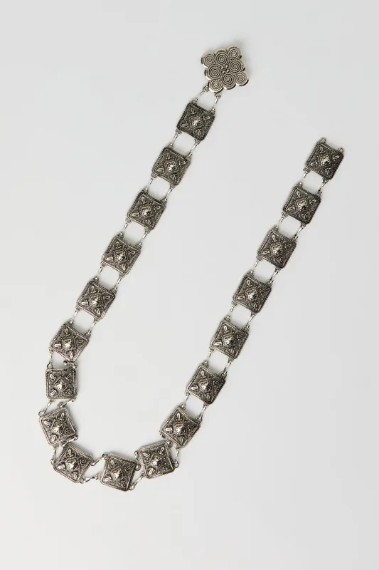 Embossed Square Chain Belt sold by Urban Planet