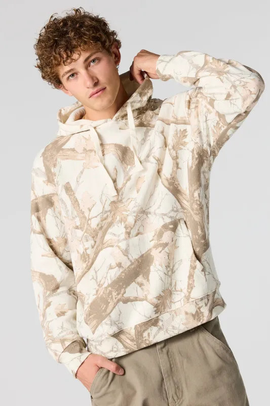 Haut à capuchon en molleton avec motif camouflage sold by Urban Planet