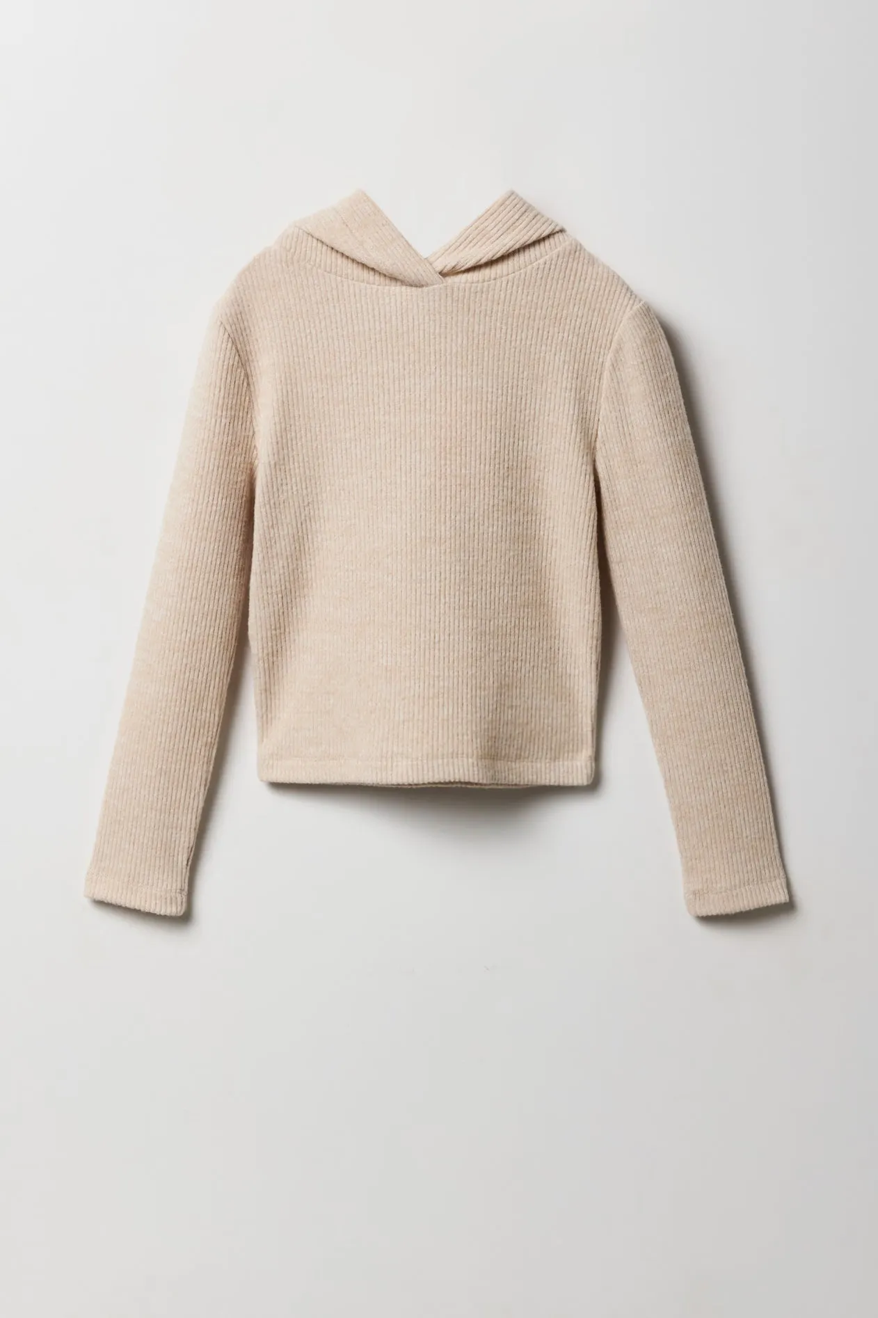Girls Ribbed Hooded Top & Flare Pant 2 Piece Set sold by Urban Planet product image thumbnail 2