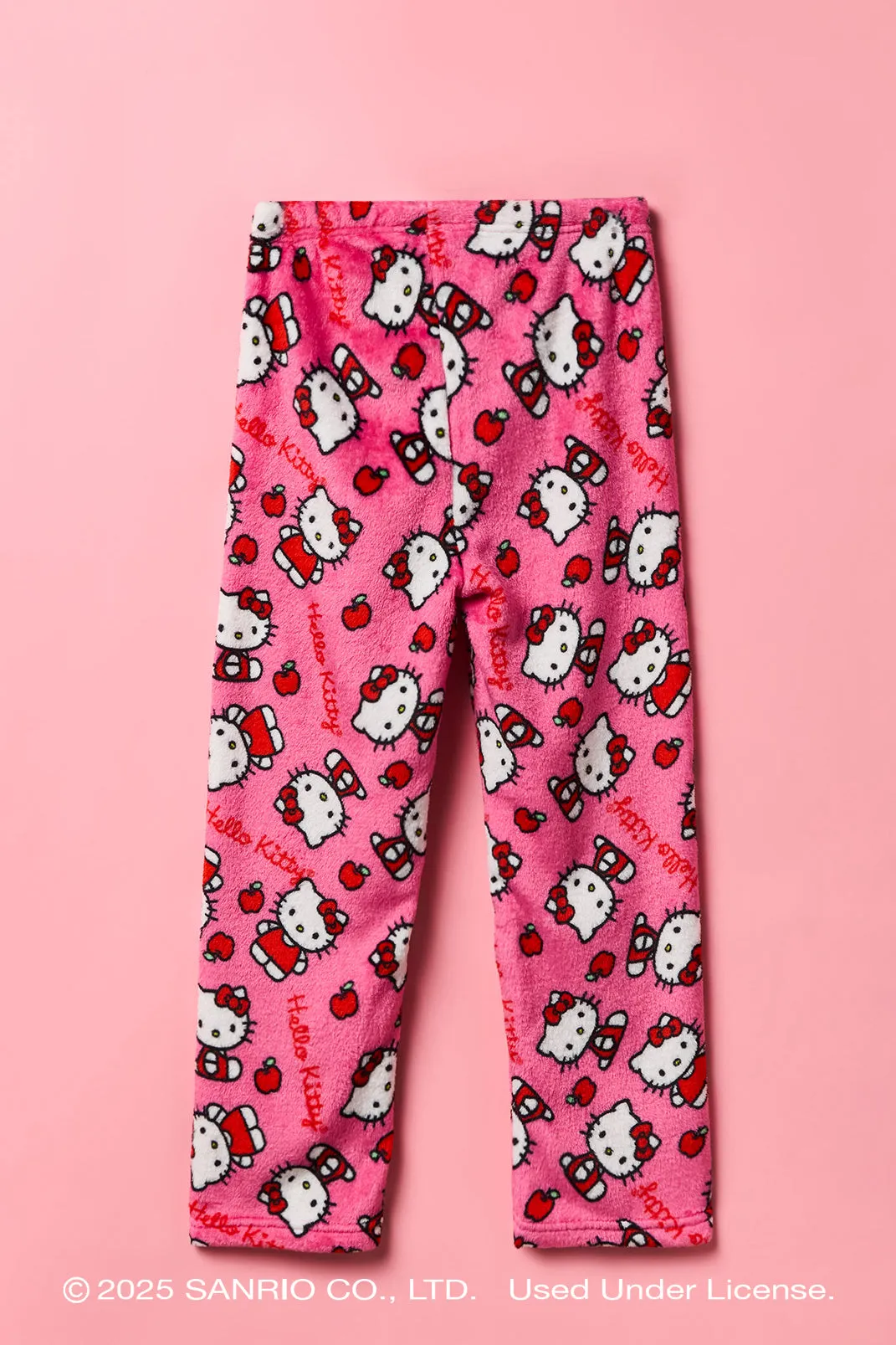 Hello Kitty® Girls Plush Wide Leg Pajama Pant sold by Urban Planet product image thumbnail 2