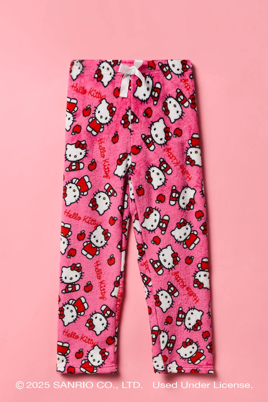 Hello Kitty® Girls Plush Wide Leg Pajama Pant sold by Urban Planet