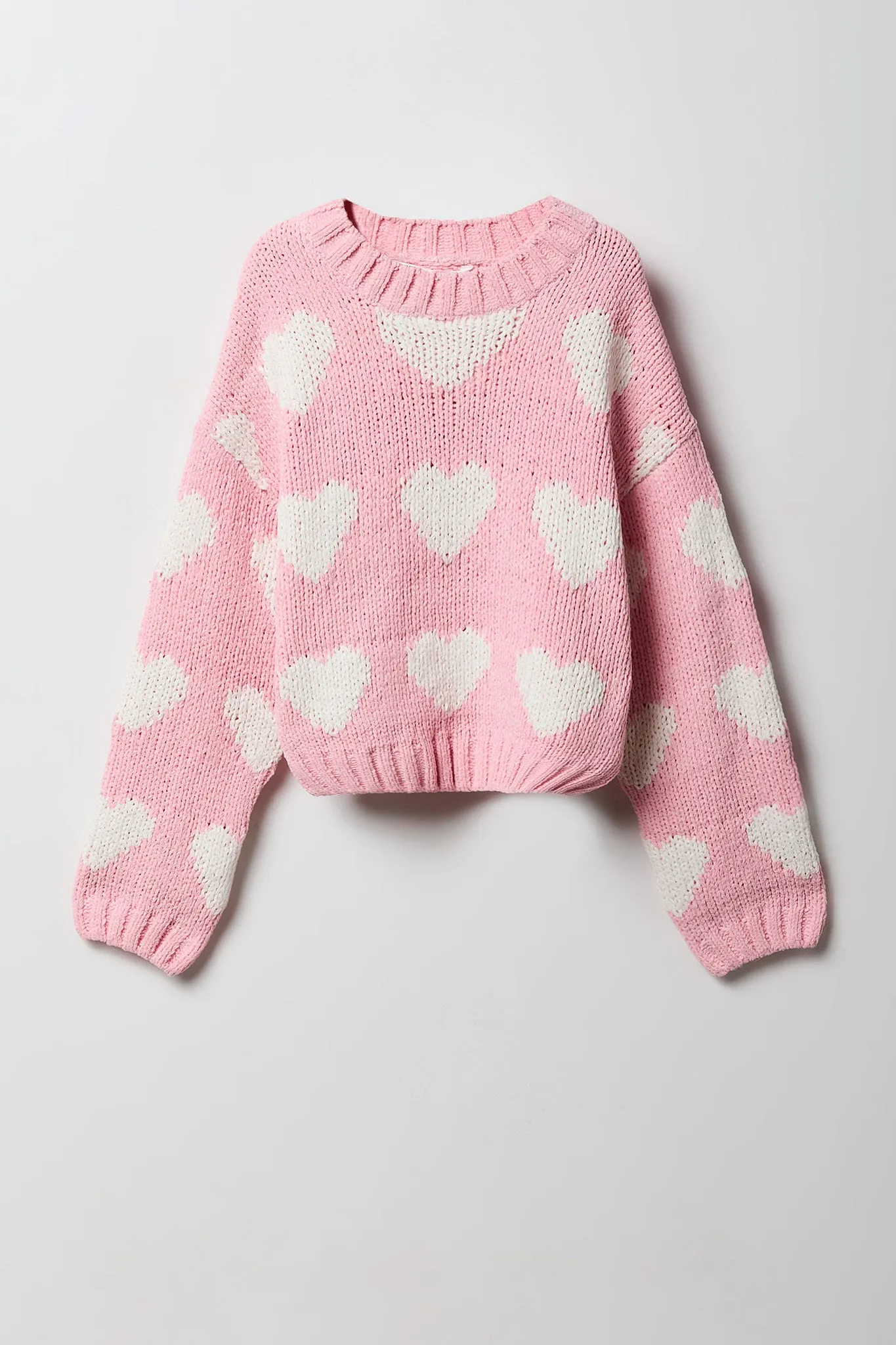 Girls Jacquard Knit Sweater sold by Urban Planet