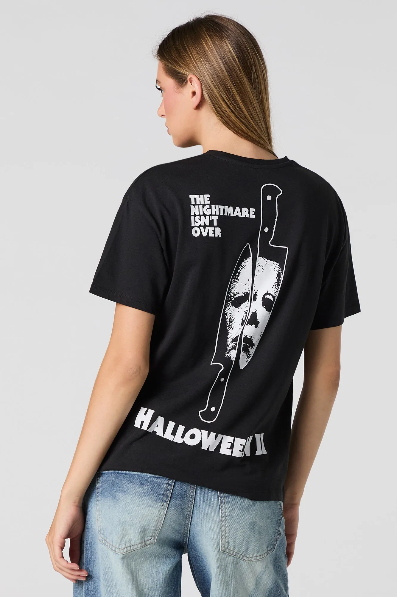 Halloween Graphic Boyfriend T-Shirt sold by Urban Planet product image thumbnail 5