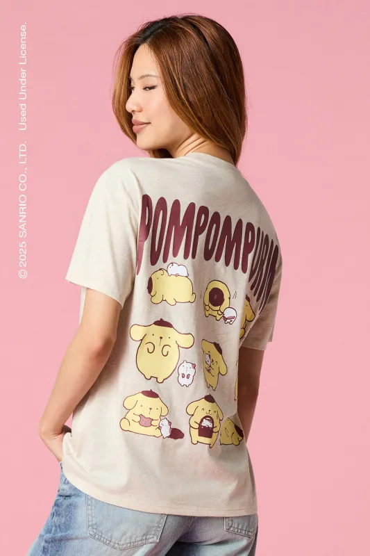 Pompompurin™ Graphic Boyfriend T-Shirt sold by Urban Planet