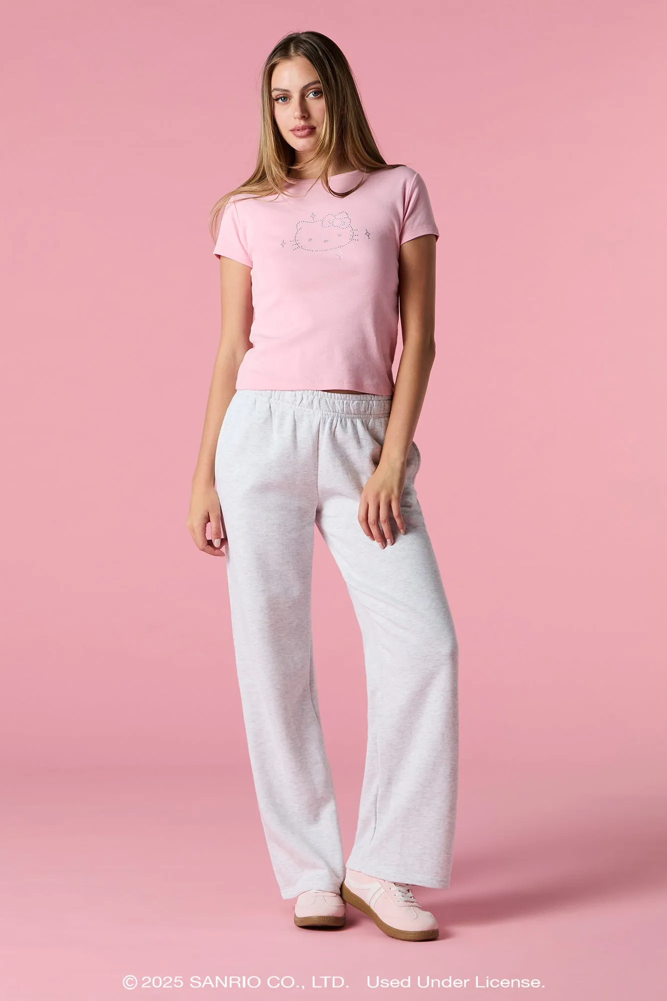 Hello Kitty® Rhinestone T-Shirt sold by Urban Planet product image thumbnail 3