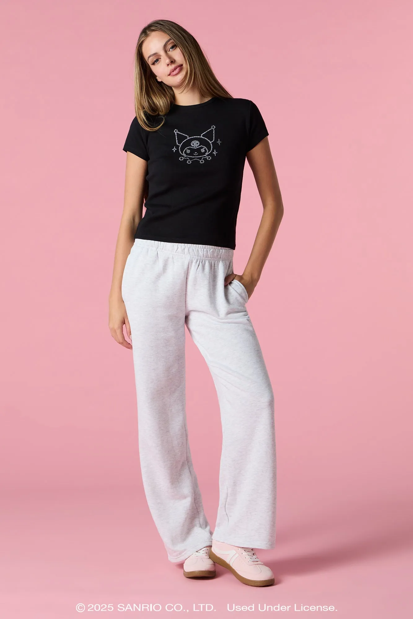 Kuromi™ Rhinestone T-Shirt sold by Urban Planet product image thumbnail 3