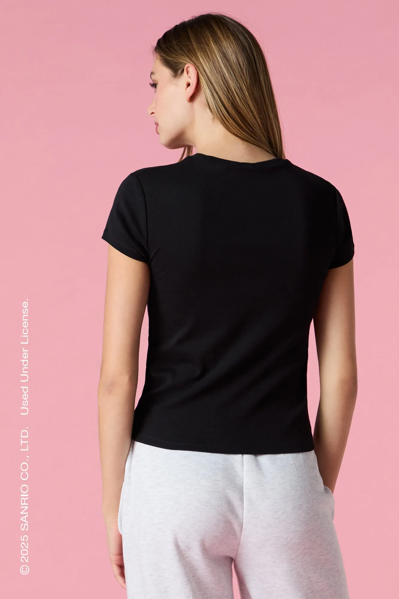 Kuromi™ Rhinestone T-Shirt sold by Urban Planet product image thumbnail 2