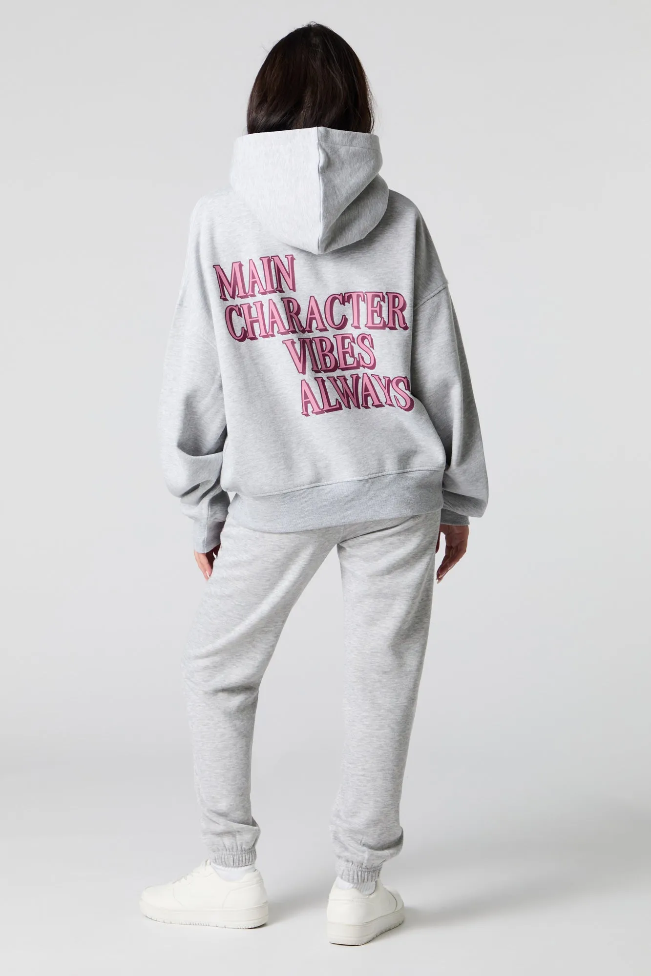 Jogger en molleton classique à broderie de boucle sold by Urban Planet product image thumbnail 3