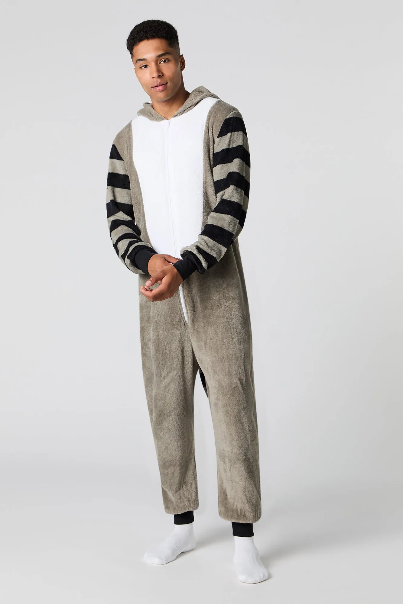 3D Raccoon Plush Onesie sold by Urban Planet product image thumbnail 3