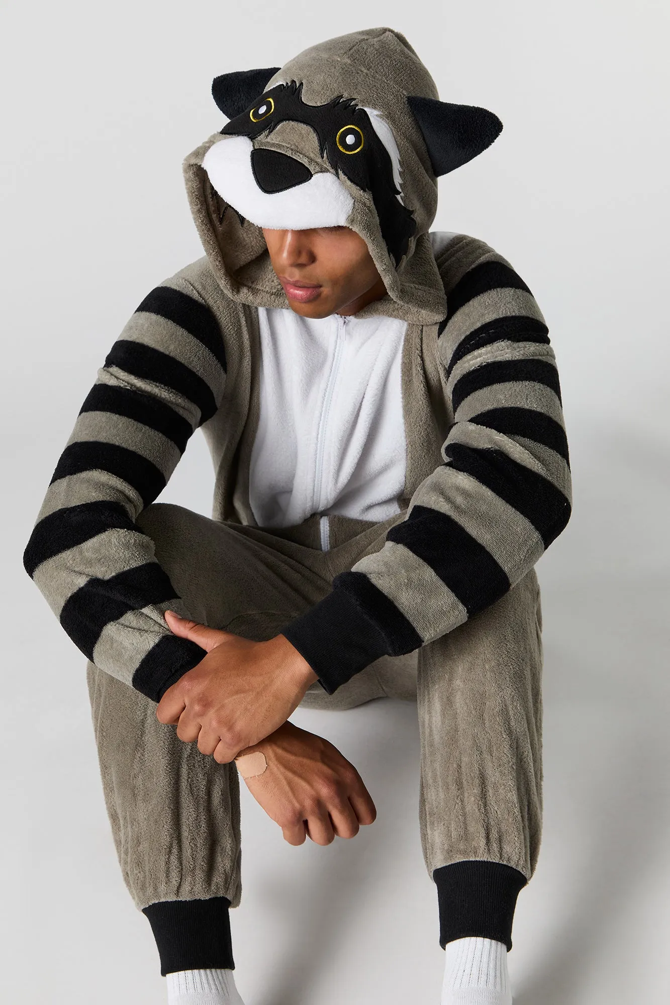 3D Raccoon Plush Onesie sold by Urban Planet