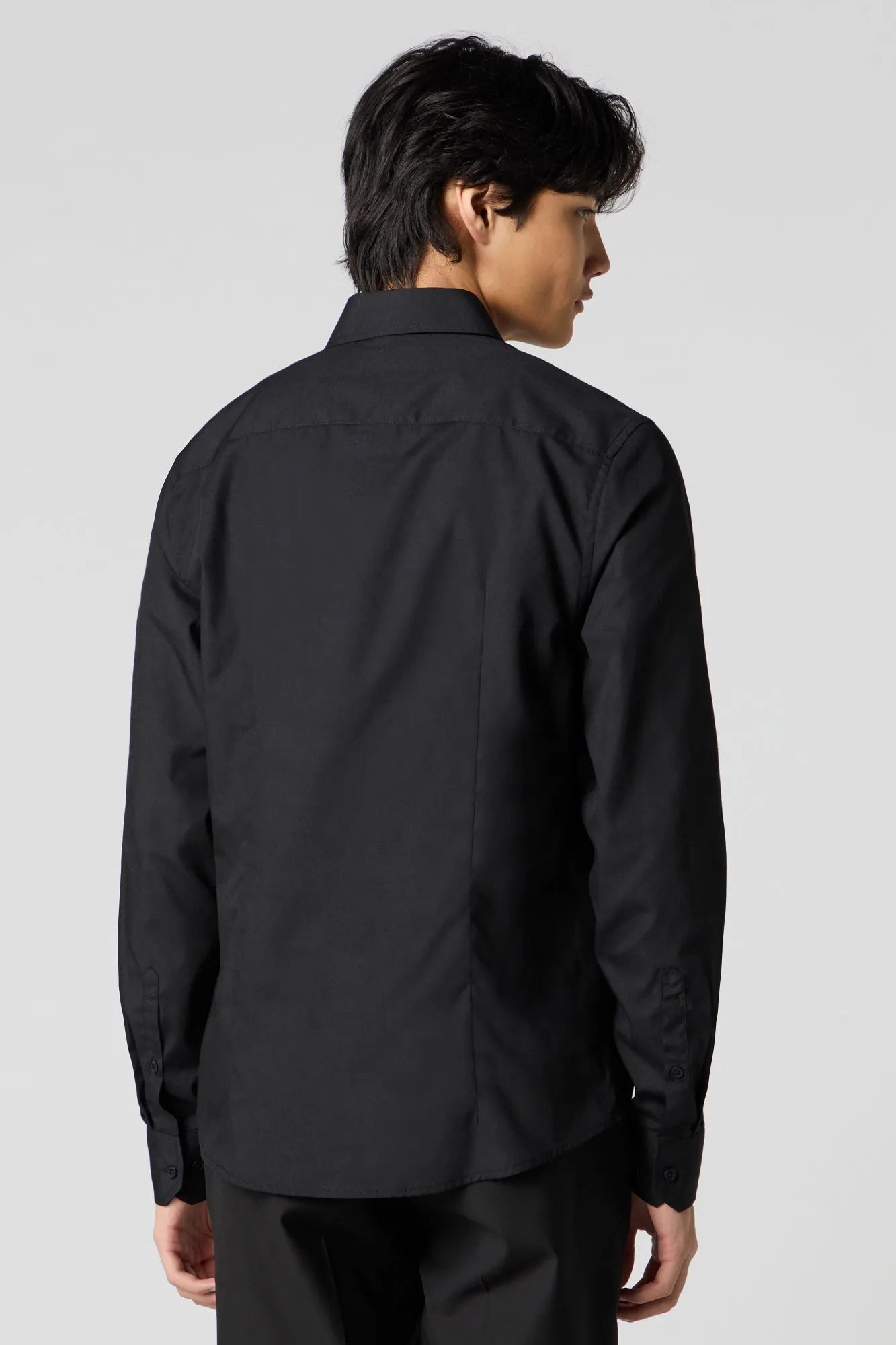 Slim Fit Dress Shirt sold by Urban Planet product image thumbnail 5