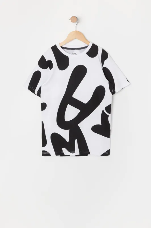 T-shirt avec motif abstrait pour garçon sold by Urban Planet
