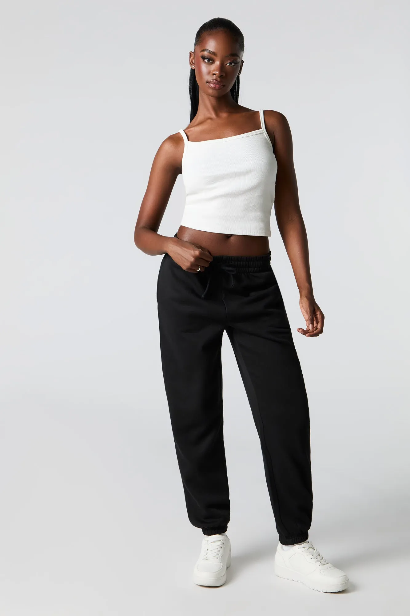 High Rise Fleece Jogger sold by Urban Planet product image thumbnail 4